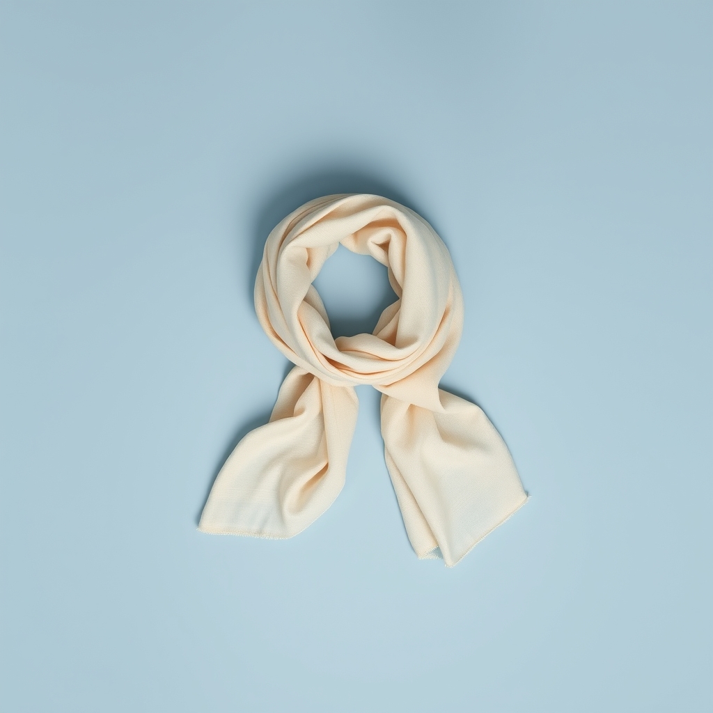 Silk blend scarf